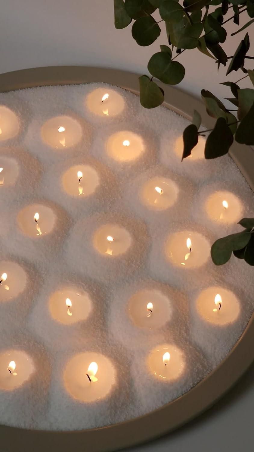 SORA PEARL WAX CANDLES 200gram + 50 Wicks